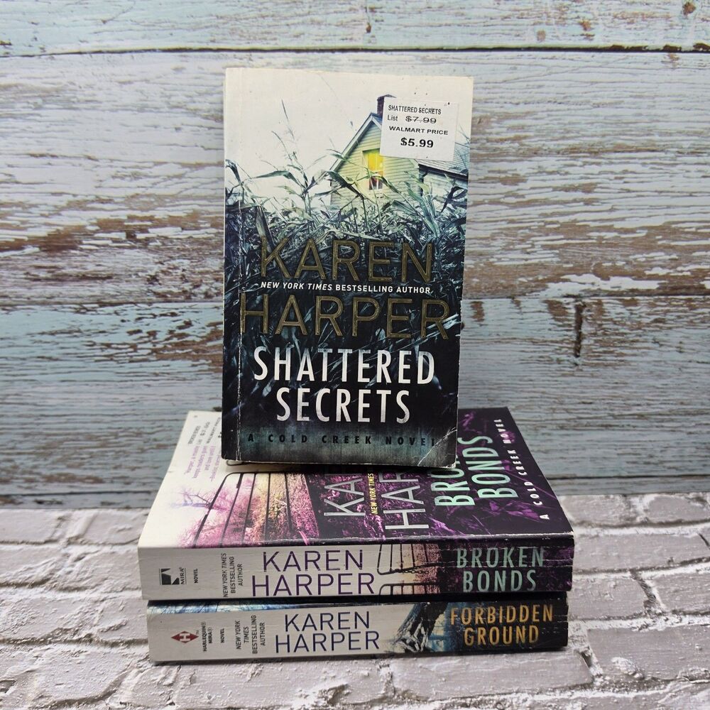 Karen Harper Cold Creek Series Lot Of 3 Books Paperback Mystery Suspense